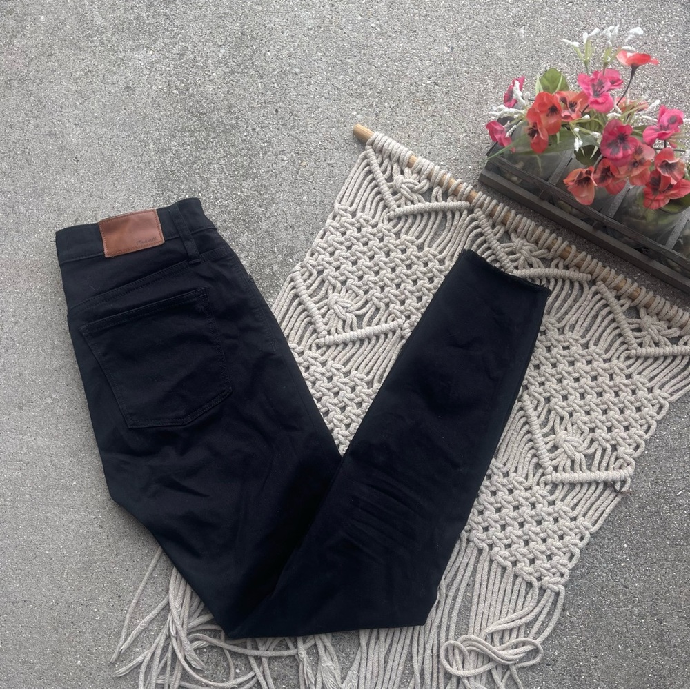 Madewell Black High Rise Skinny Jeans Size 27